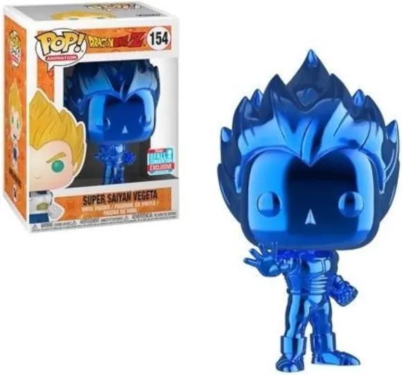 [BWARE] Dragonball Z POP! Vegeta Blue Chrome Figur 9 cm Exclusive