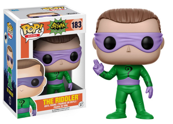 Batman 1966 Riddler POP! Figur 9 cm