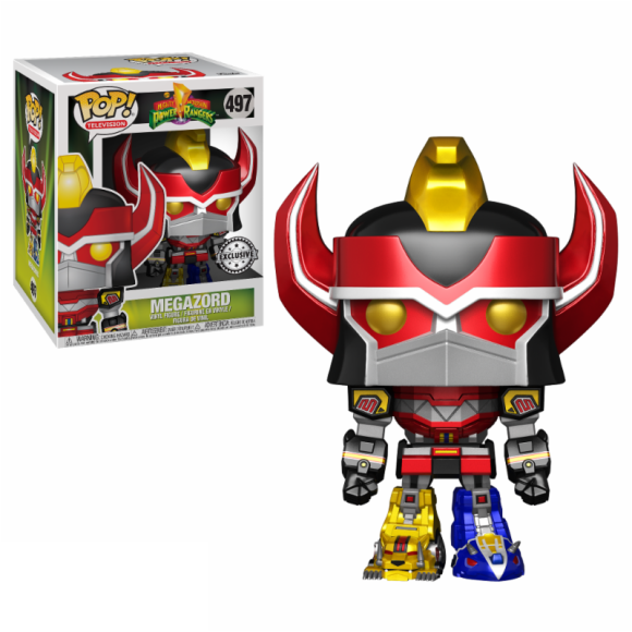 Power Rangers Megazord POP! Figur Metallic 9 cm