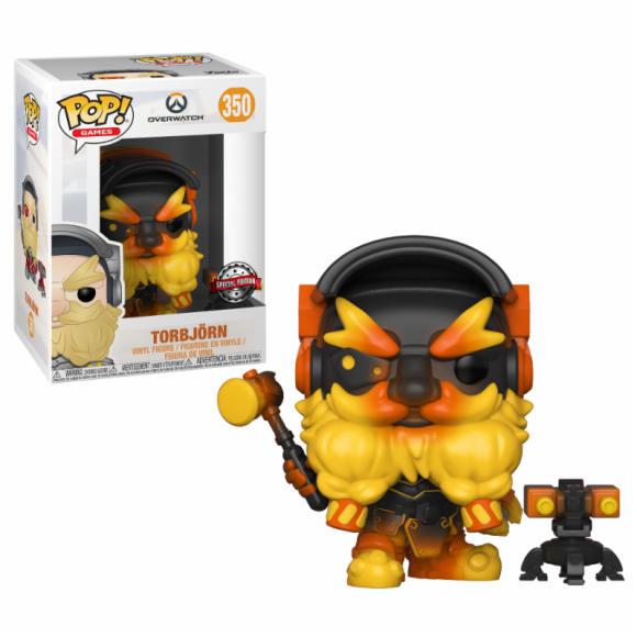 Overwatch Torbjörn POP! Molten Core Figur 9 cm