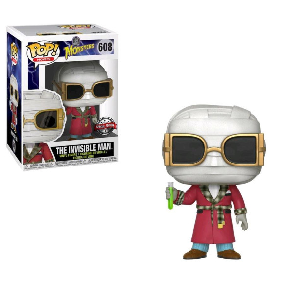 Universal Monsters Invisible Man POP! Figur 9 cm
