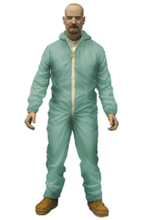 Breaking Bad Walter White Actionfigur Hazmat Suit 15 cm Previews Exclusive