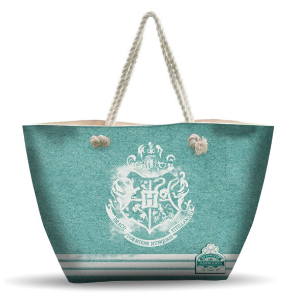 Harry Potter Hogwarts Strandtasche XXL Familie Hellblau