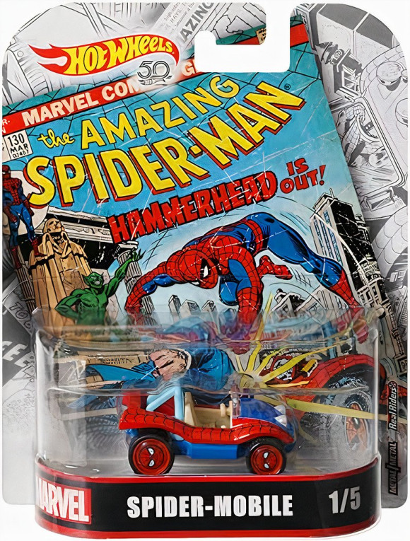 Retro Entertainment Spider-Man Spider-Mobile 1:64