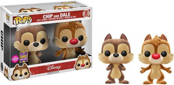 [BWARE] Chip and Dale POP! Doppelpack Flocked SDCC Exclusive 9 cm