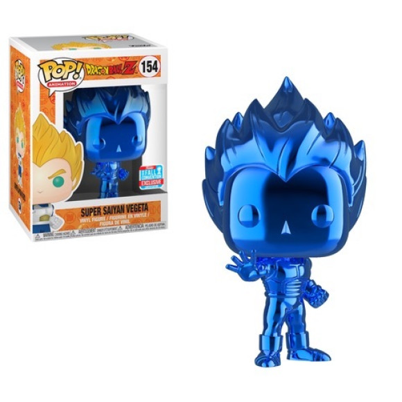 Dragonball Z Blue Chrome Vegeta POP! Figur 9 cm Exclusive