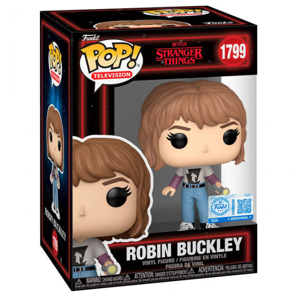Stranger Things Robin Buckley Flashlight POP! Vinyl Figur 9 cm Exclusive