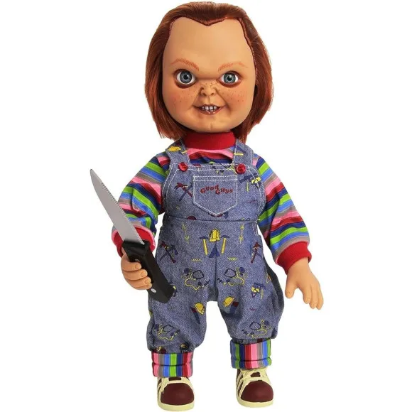 Chucky die Mörderpuppe: "Good Guys" Look mit Sound (Sneering) - 38 cm Figur
