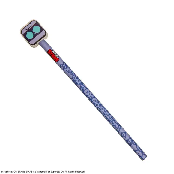 Brawl Stars Bleistift mit Radiergummi 8-Bit - Lila