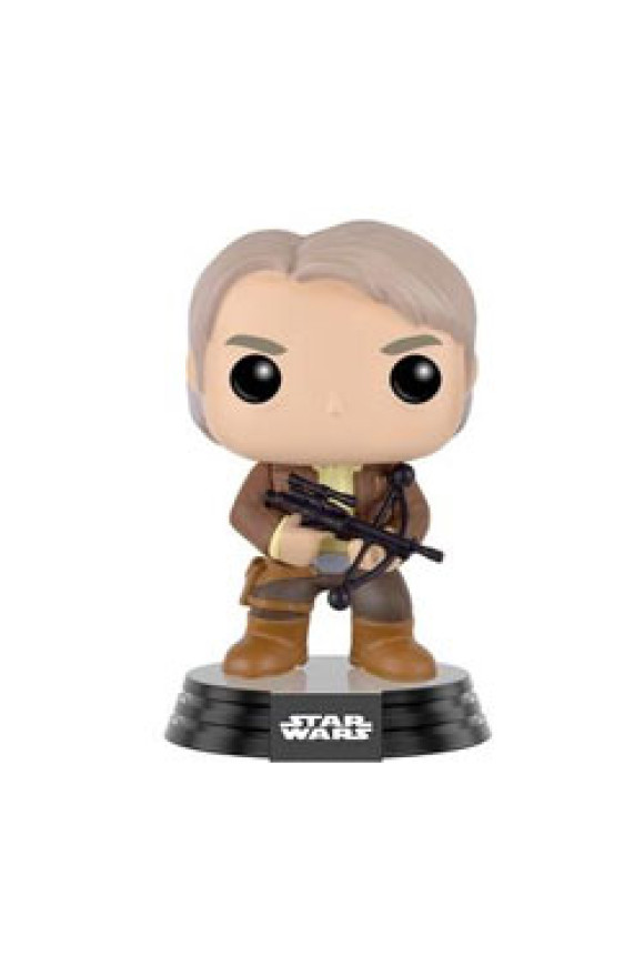 Star Wars VII Han Solo Chewie Bowcaster POP! Figur 9 cm SDCC 2016 Exclusive