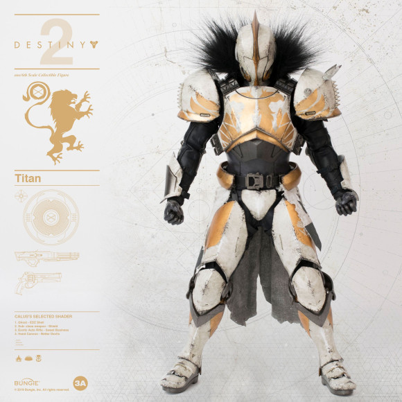 Destiny 2 Titan Caluss Selected Shader 1/6 Actionfigur 32 cm