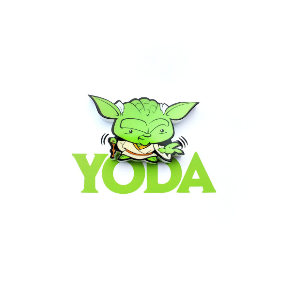 Star Wars 3D Mini LED Leuchte Yoda