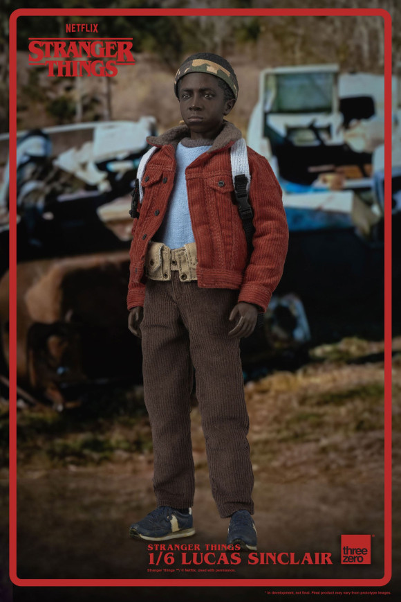 Stranger Things Lucas Sinclair 1/6 Actionfigur 23 cm
