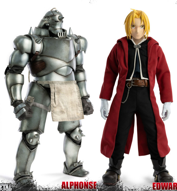 Fullmetal Alchemist: Brotherhood Actionfiguren 1/6 Alphonse & Edward Elric Twin Pack