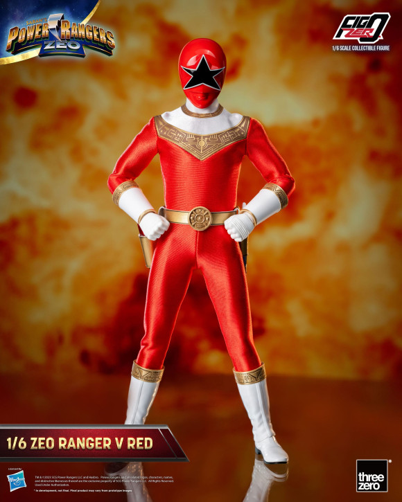 Power Rangers Zeo FigZero Actionfigur 1/6 Ranger V Red 30 cm