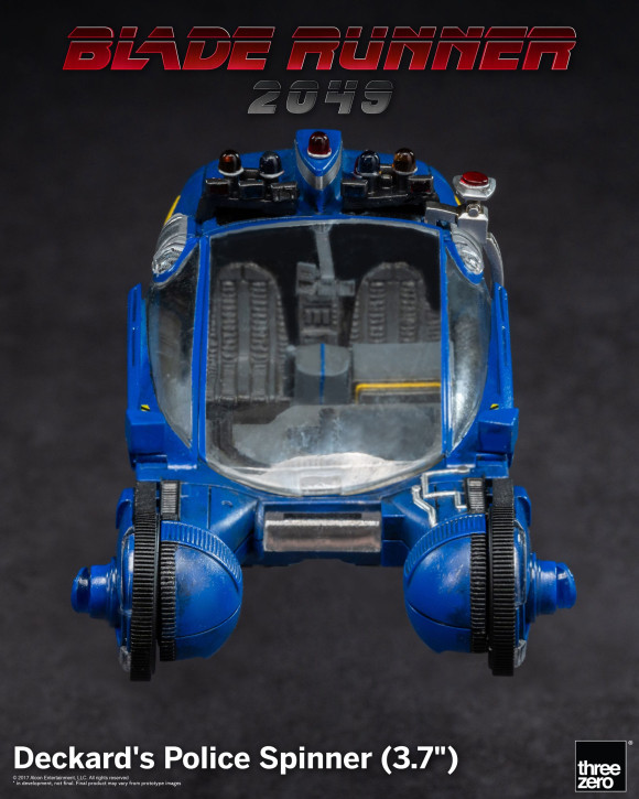 Blade Runner 2049 Fahrzeug Deckard's Police Spinner 10 cm