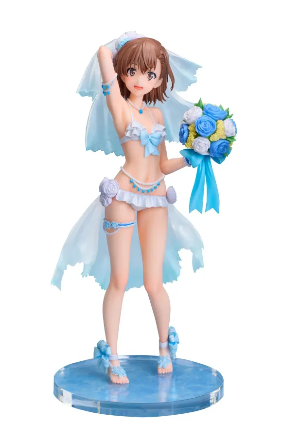 A Certain Scientific Railgun T PVC Statue 1/7 Mikoto Misaka Wedding Swimsuit Ver. 25 cm   