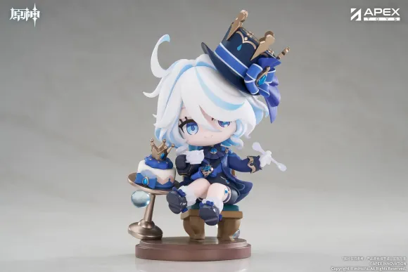 Genshin Impact PVC Statue Furina Amai Gogo no Sanbika Chibi Chara Ver. 13 cm    