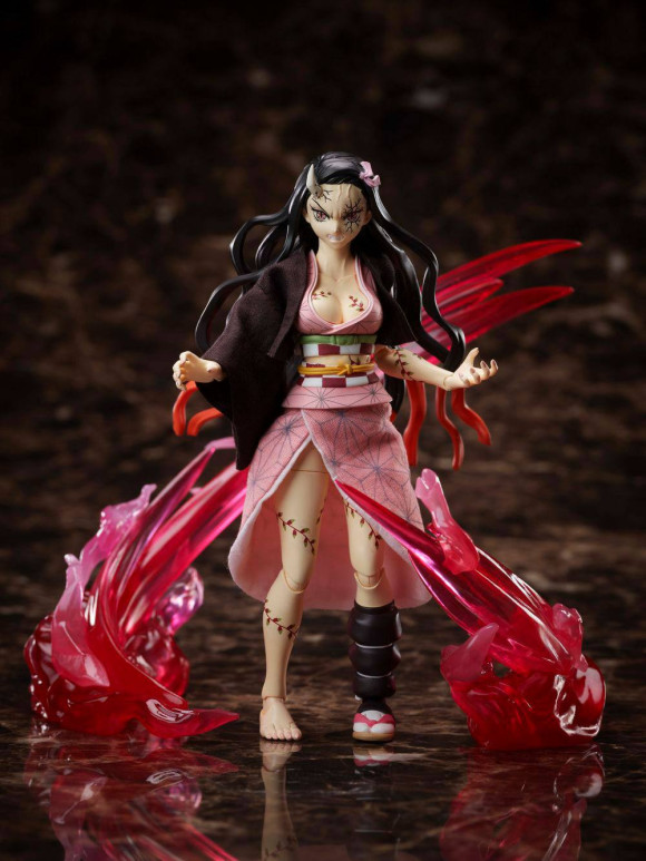 Demon Slayer: Kimetsu no Yaiba BUZZmod Actionfigur 1/12 Nezuko Kamado Demon Advancing Ver. 15 cm