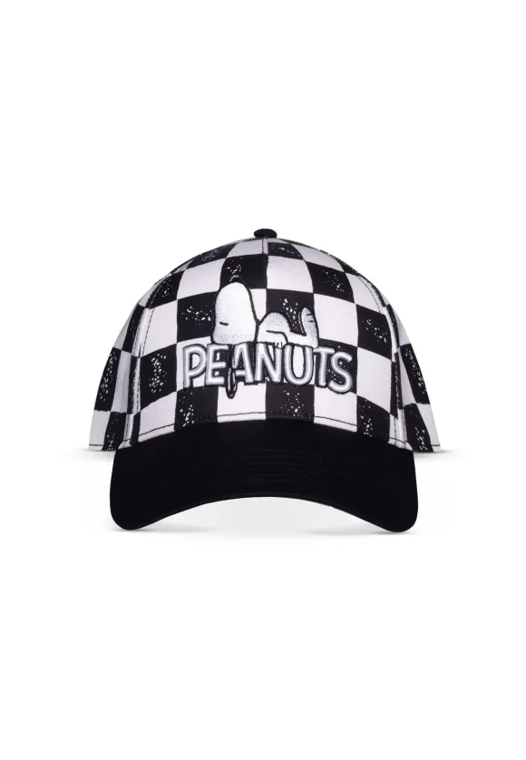 Peanuts Baseball Cap Checkerboard Logo