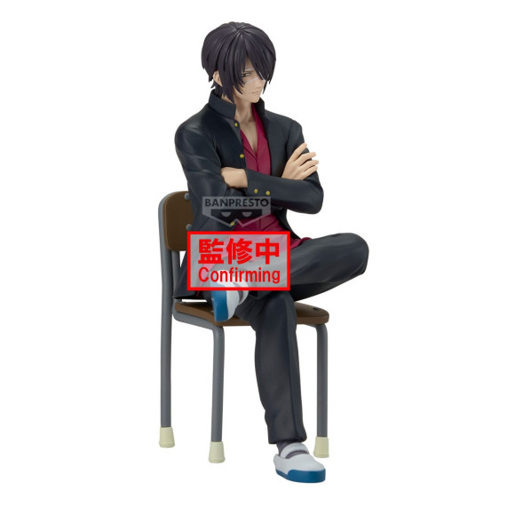 Gintama: Mr. Ginpachi's Zany Class Desk Figure PVC Statue Shinsuke Takasugi 15 cm