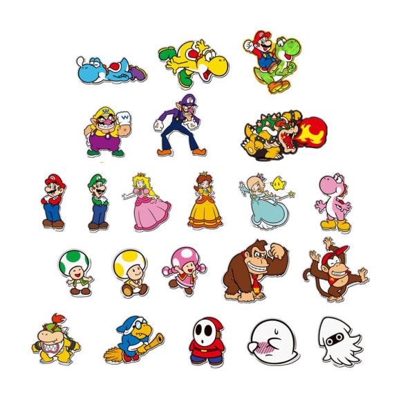 Super Mario Chara-Magnets Magnete Series 2 Display (14)       