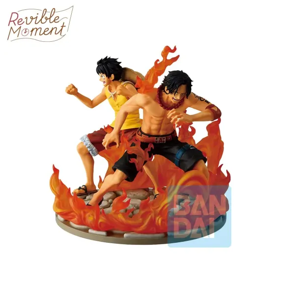 One Piece Dramatic Memories Ichibansho PVC Statue Ace & Luffy 15 cm