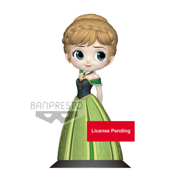 Disney Q Posket Minifigur Anna Coronation Style B Pastel Color Version 14 cm
