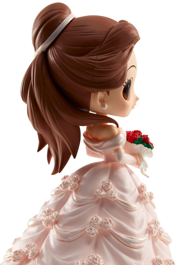 Disney Q Posket Minifigur Belle Dreamy Style A Normal Color Version 14 cm