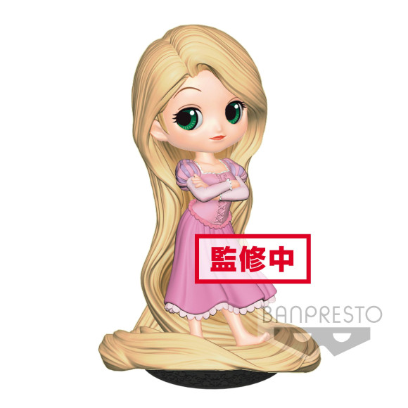 Disney Q Posket Minifigur Rapunzel Girlish Charm B Pastel Color Version 14 cm