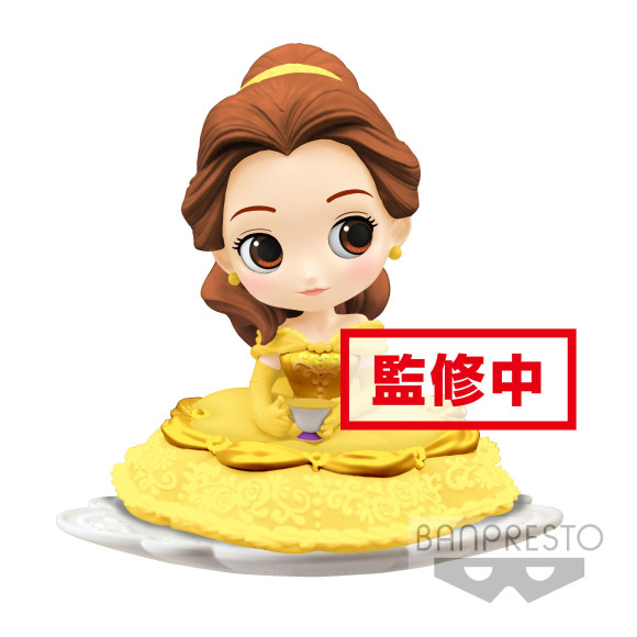 Disney Q Posket SUGIRLY Minifigur Belle A Normal Color Version 9 cm