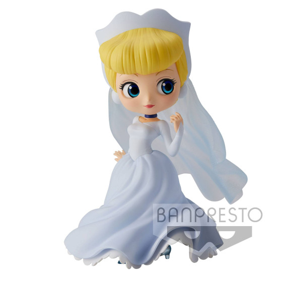 Disney Q Posket Minifigur Cinderella Dreamy Style Normal Color Ver. 14 cm