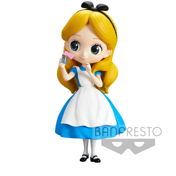 Disney Q Posket Minifigur Alice Thinking Time Normal Color Ver. 14 cm