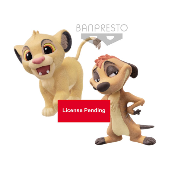 Disney Fluffy Puffy Minifiguren Doppelpack Simba & Timon 7 cm