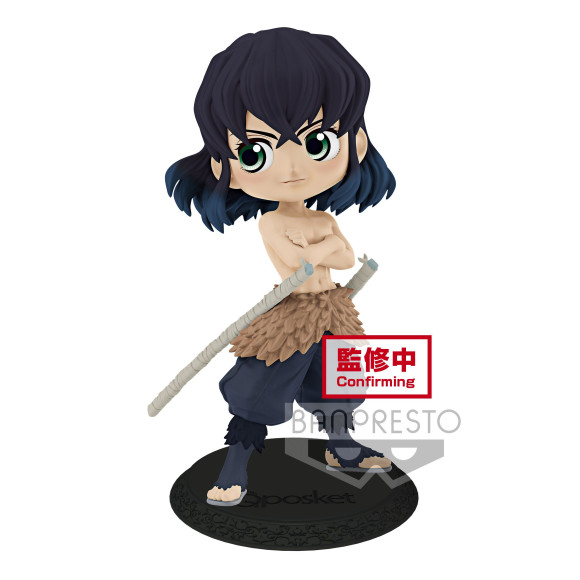 Demon Slayer Kimetsu no Yaiba Q Posket Minifigur Inosuke Hashibira Ver. A 14 cm