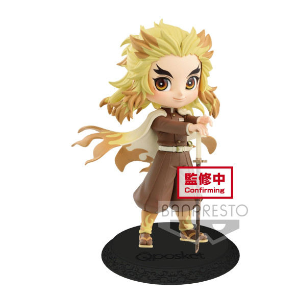 Demon Slayer Kimetsu no Yaiba Q Posket Minifigur Kyojuro Rengoku Ver. B 14 cm