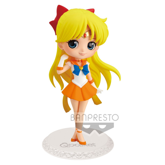 Sailor Moon Eternal The Movie Q Posket Minifigur Super Sailor Venus Ver. A 14 cm