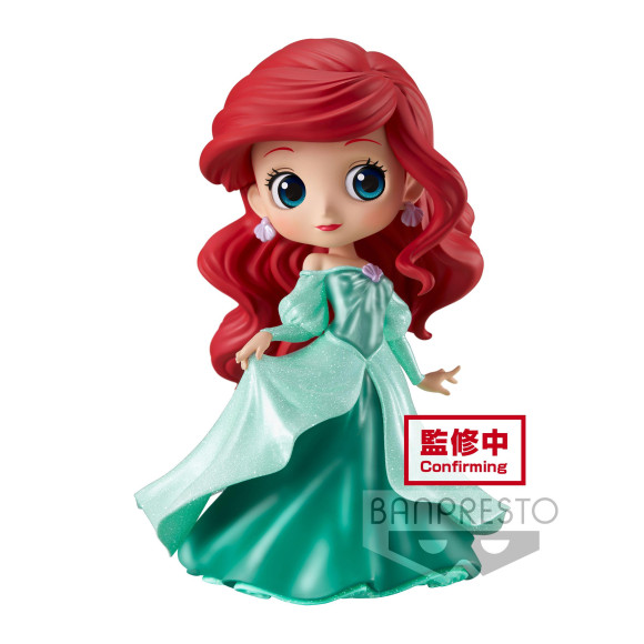 Disney Q Posket Minifigur Ariel Princess Dress Glitter Line 14 cm