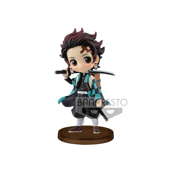 Demon Slayer Kimetsu no Yaiba Q Posket Petit Minifigur Tanjiro Kamado Vol. 2 7 cm