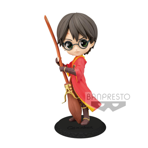 Harry Potter Q Posket Minifigur Harry Potter Quidditch Style Version B 14 cm