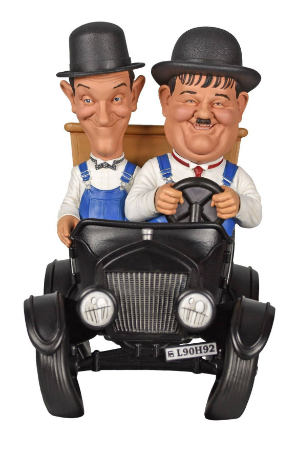 Dick und Doof Stan Laurel und Oliver Hardy Spardose 20 cm
