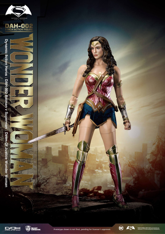 Batman v Superman Dynamic 8ction Heroes Actionfigur 1/9 Wonder Woman 19 cm