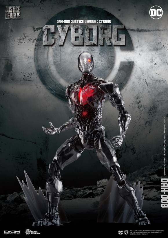 Justice League Cyborg Dynamic 8ction Heroes 1/9 Actionfigur 21 cm
