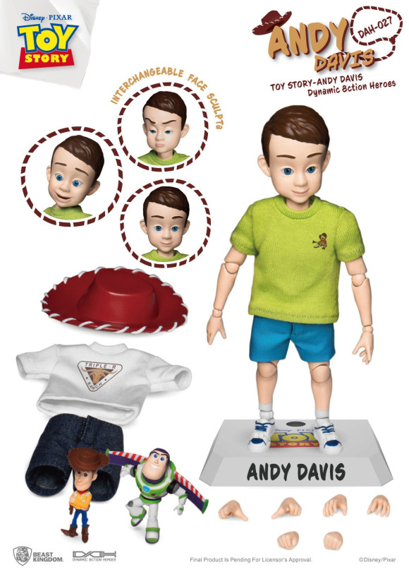 Toy Story Dynamic 8ction Heroes Actionfigur Andy Davis 21 cm