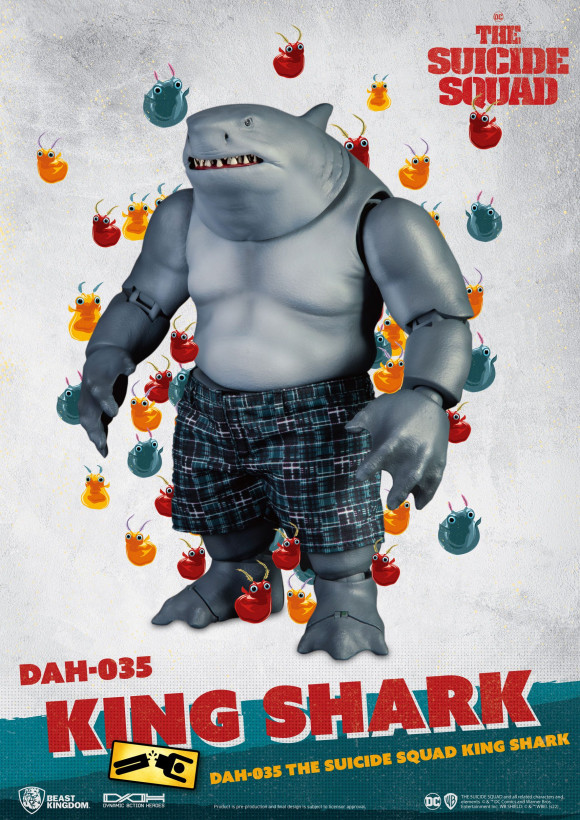 The Suicide Squad Dynamic 8ction Heroes Actionfigur 1/9 King Shark 21 cm