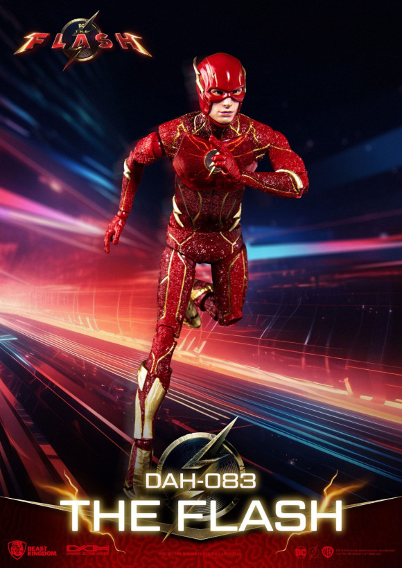 The Flash Dynamic 8ction Heroes Actionfigur 1/9 The Flash Deluxe Version 24 cm