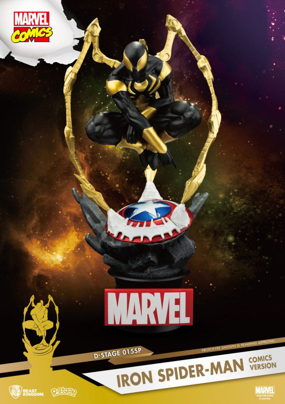 Marvel D-Stage Comic Iron Spider-Man Diorama Statue 16 cm