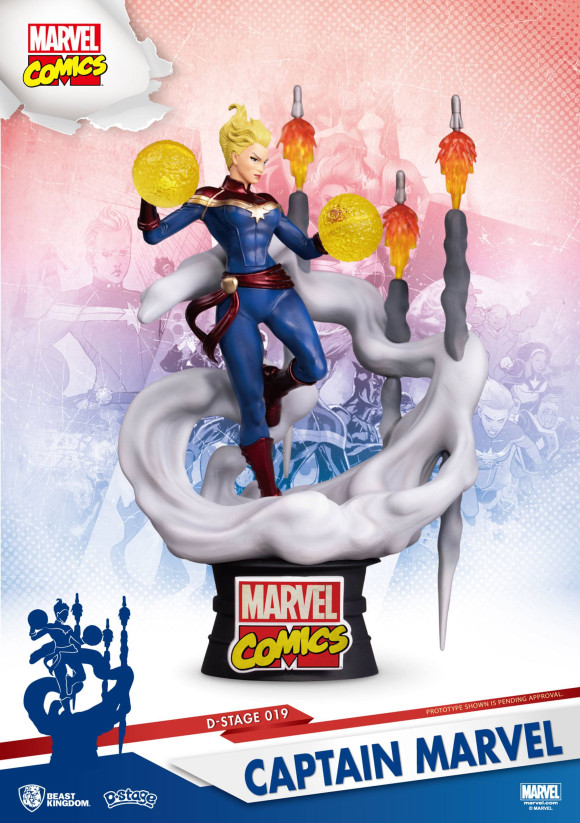 Captain Marvel D-Stage Diorama Statue 16 cm