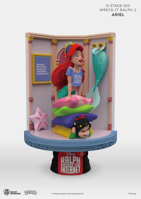Chaos im Netz Arielle & Vanellope D-Stage Diorama Statue 15 cm