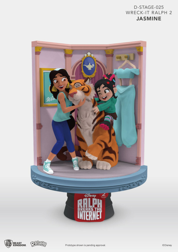 Chaos im Netz Jasmin & Vanellope D-Stage Diorama Statue 15 cm